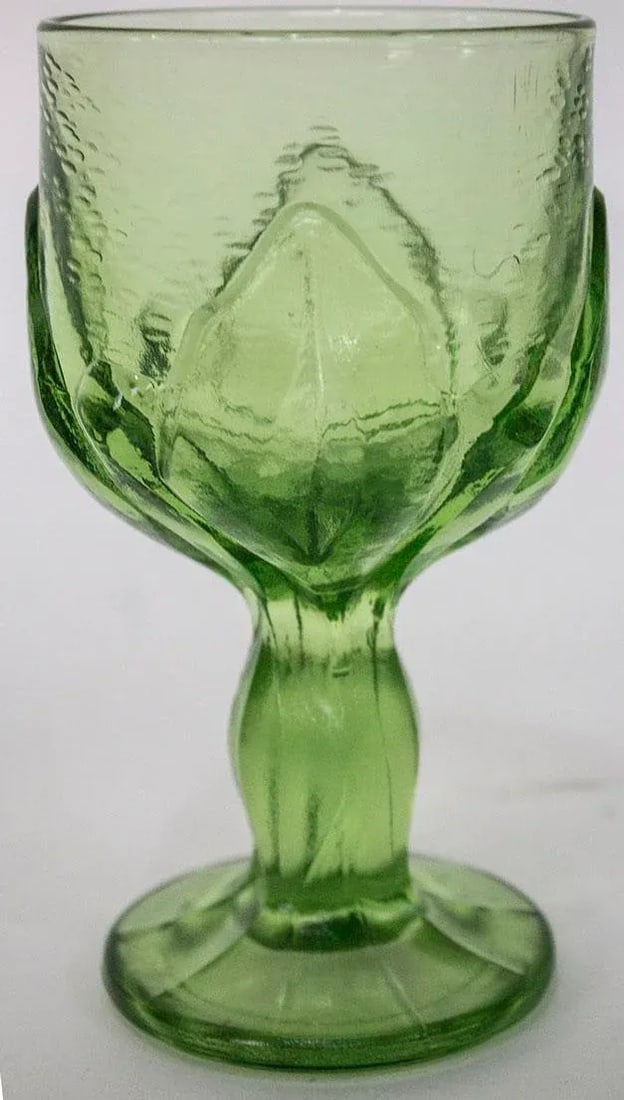 1960s Mid Century Modern Cabaret Green Glasses by Franciscan - Set of 8 - 3