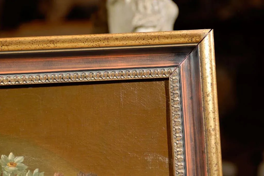 Swedish 1780s Floral Painting in the Manner of Paulus Theodorus van Brussel - 7