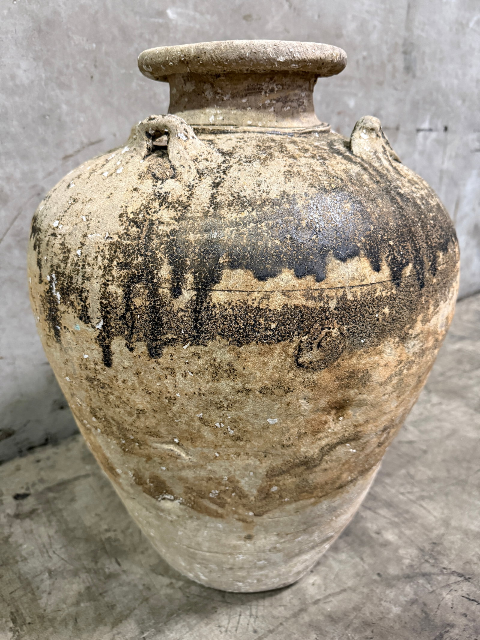 Pair of Antique Mediterranean Terracotta Olive Jars, C. 1880 - 10
