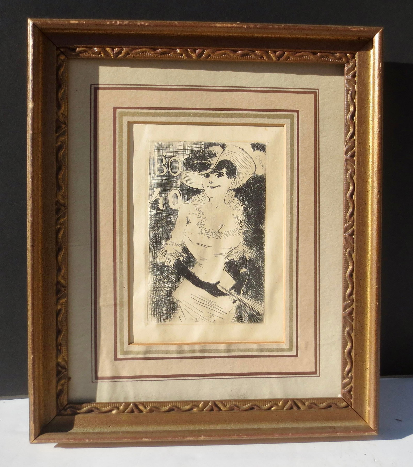 Jean-Louis Forain Etching Circa 1920s - 2