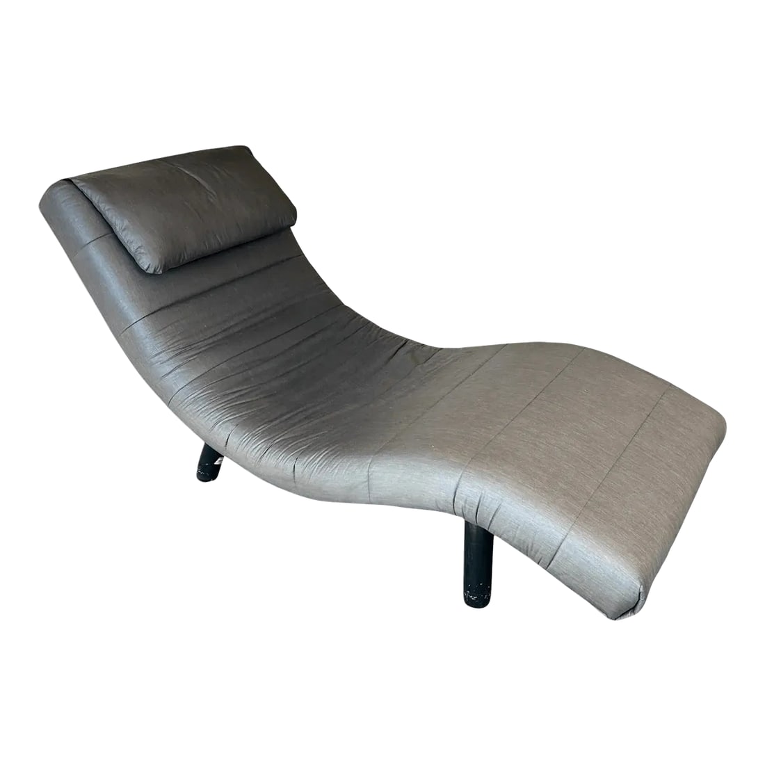 1970s Midcentury Modern Wave Chaise Lounge by Enrico Bartolini Designs: Sink into the fluid elegance of this authentic 1970s midcentury wave chaise lounge, handcrafted by Enrico Bartolini Designs in Pennsylvania"”a master of sculptural, ergonomic furniture that marr