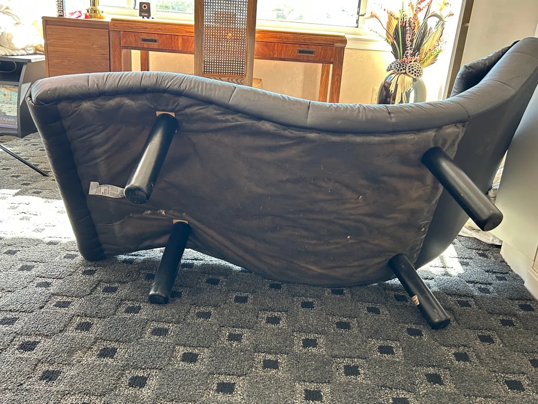 1970s Midcentury Modern Wave Chaise Lounge by Enrico Bartolini Designs - 6