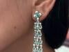 Natural diamond 2.49cts & emerald 5.67cts earring in 18k gold - 7