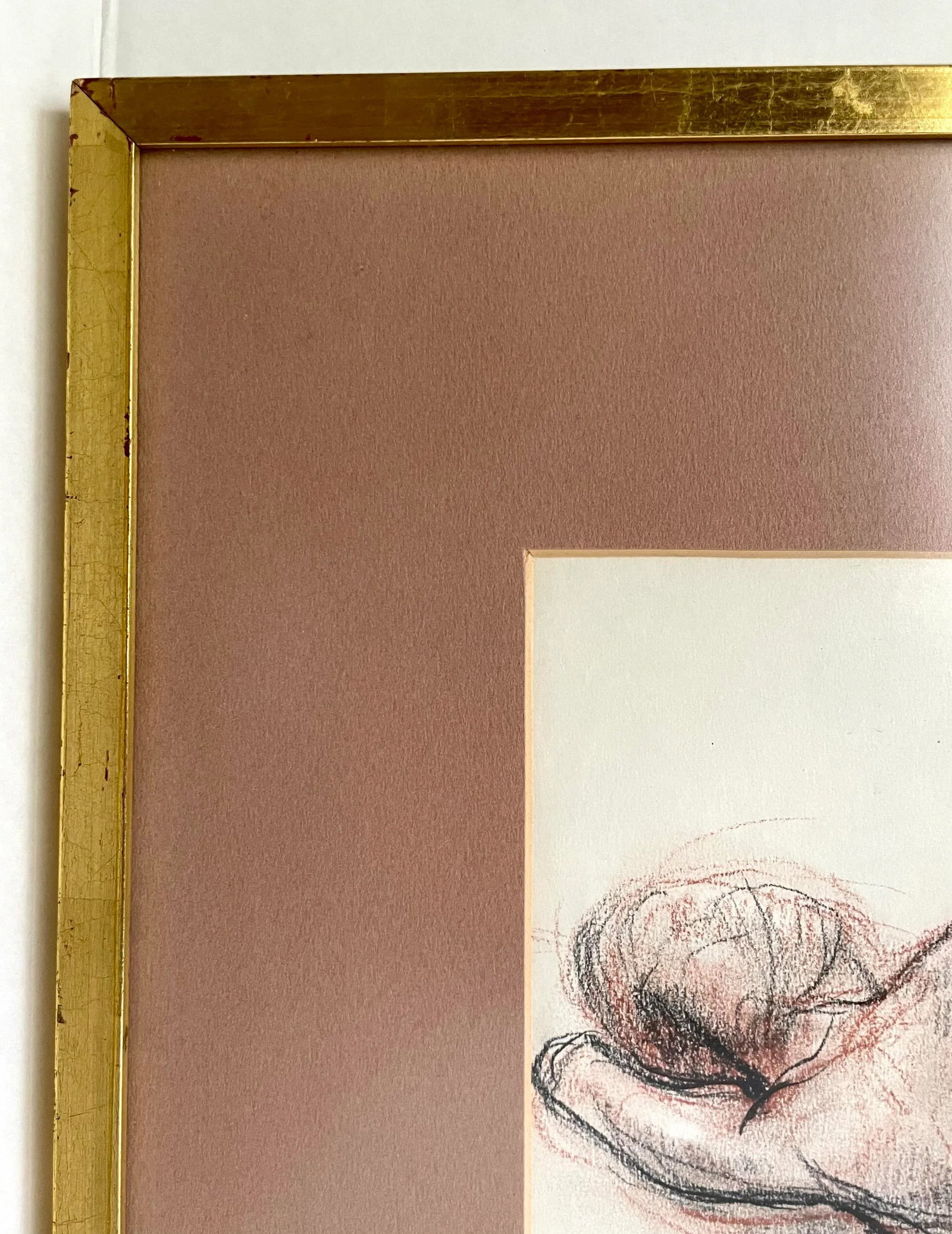 Sheldon C. Schoneberg Signed Original Nude Drawing - 7