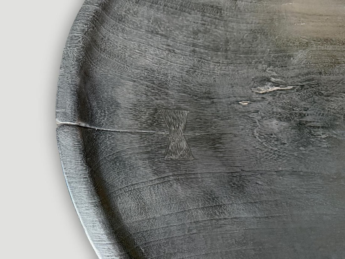 Andrianna Shamaris Impressive Large Charred Platter - 12