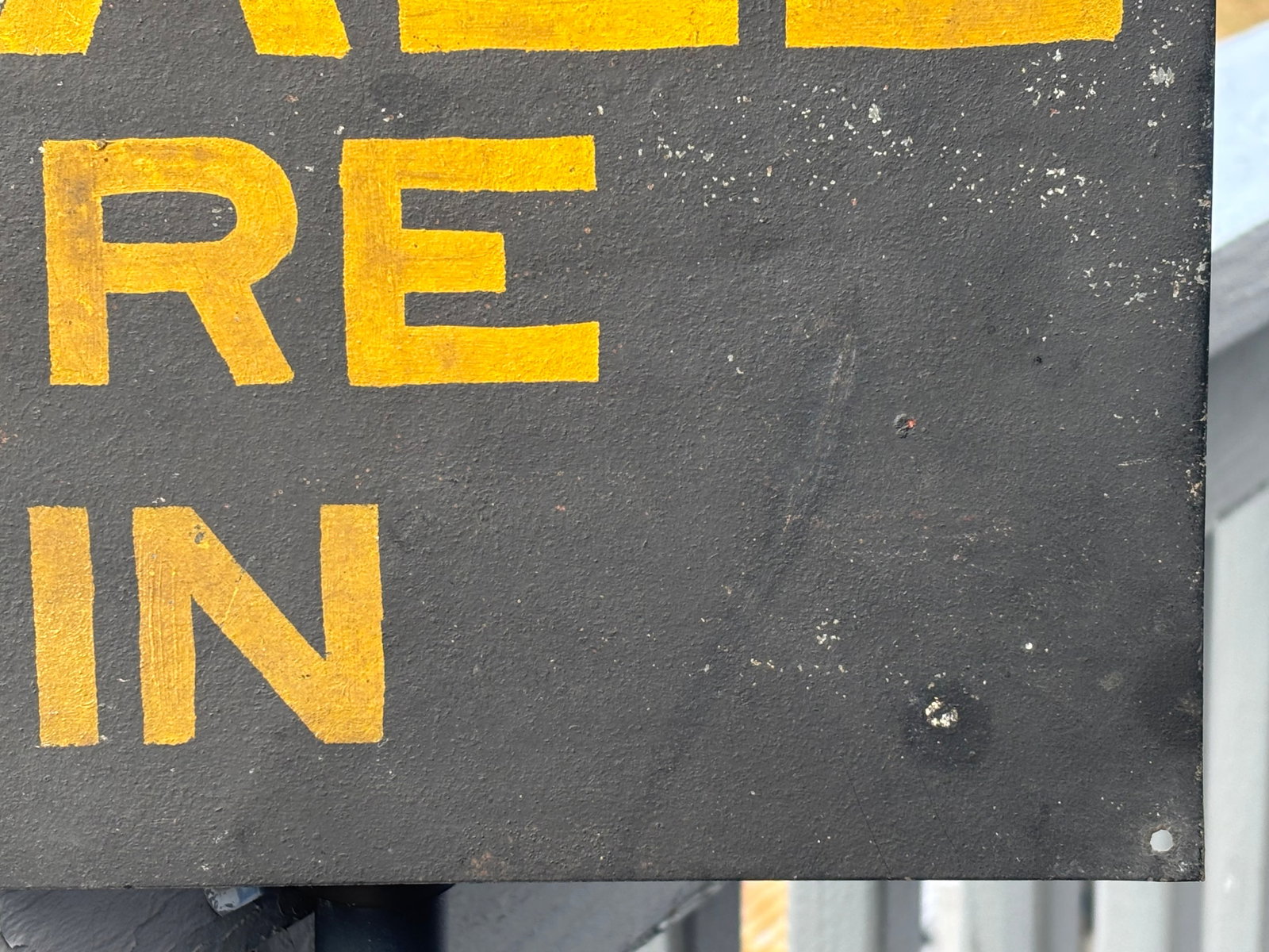 Late 19th C. Metal Retail Sign - For Sale Inquire Within - 8