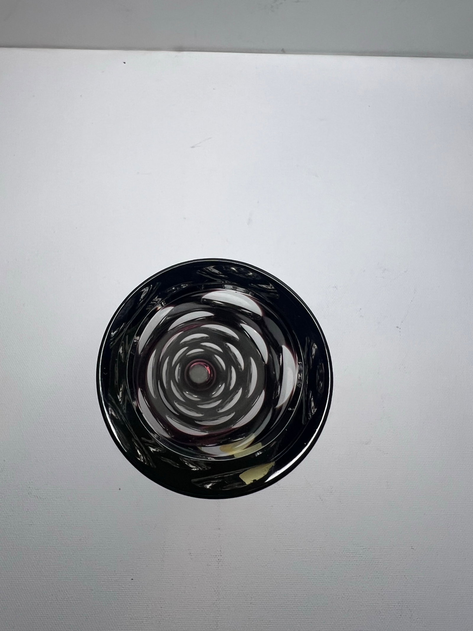 Vintage Nachtmann Bleikristall Amethyst Cut to Clear Glass Vase Bamberg West Germany - 2