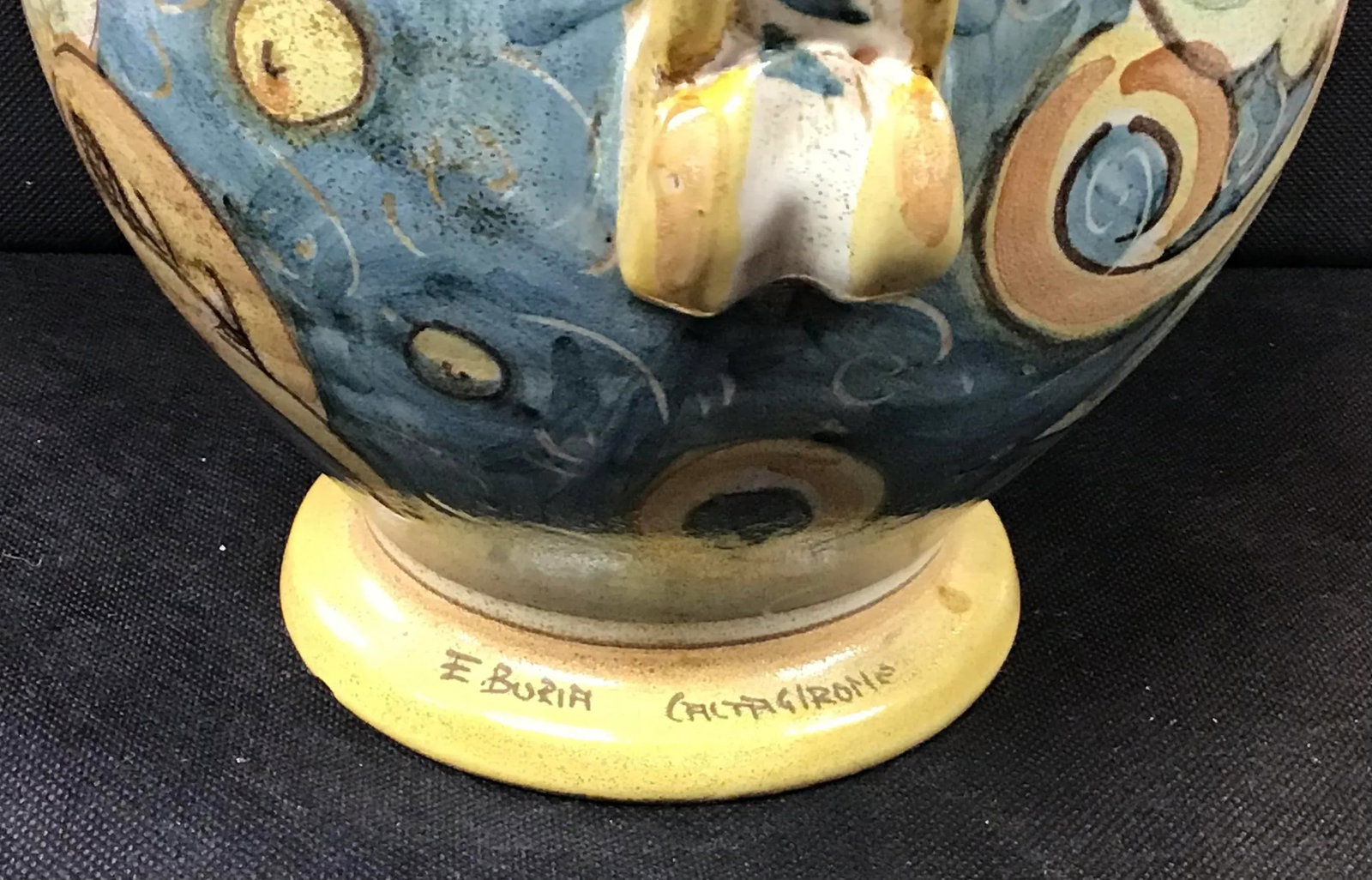 Italian Albarello Jar, Hand-Painted Italian Jug, Majolica - 3