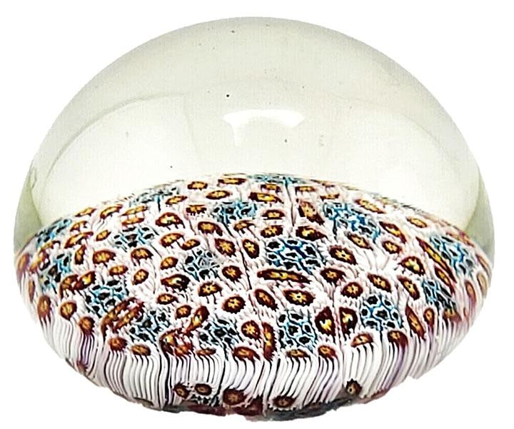 Set of 3 Murano Milifiori Paper Weights With Factory Stickers - Made in Italy - 6