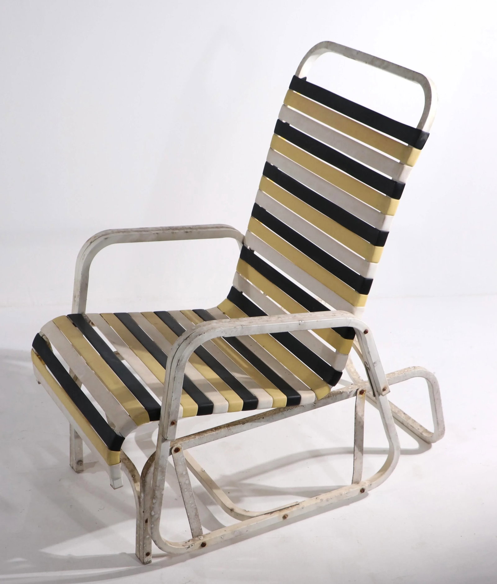 Vintage Patio Poolside Glider Chair in the Style of Brown Jordan - 2