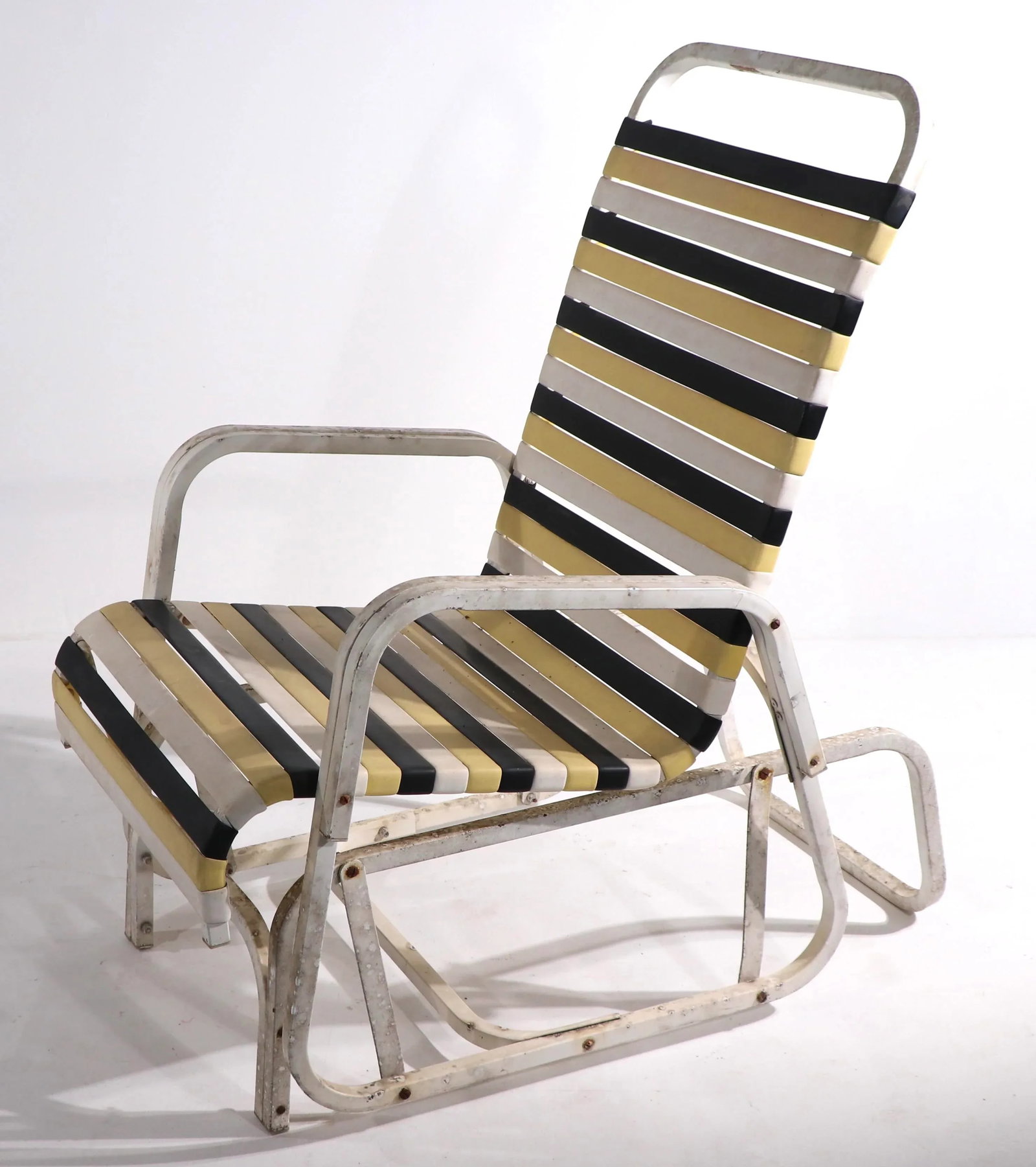 Vintage Patio Poolside Glider Chair in the Style of Brown Jordan - 3