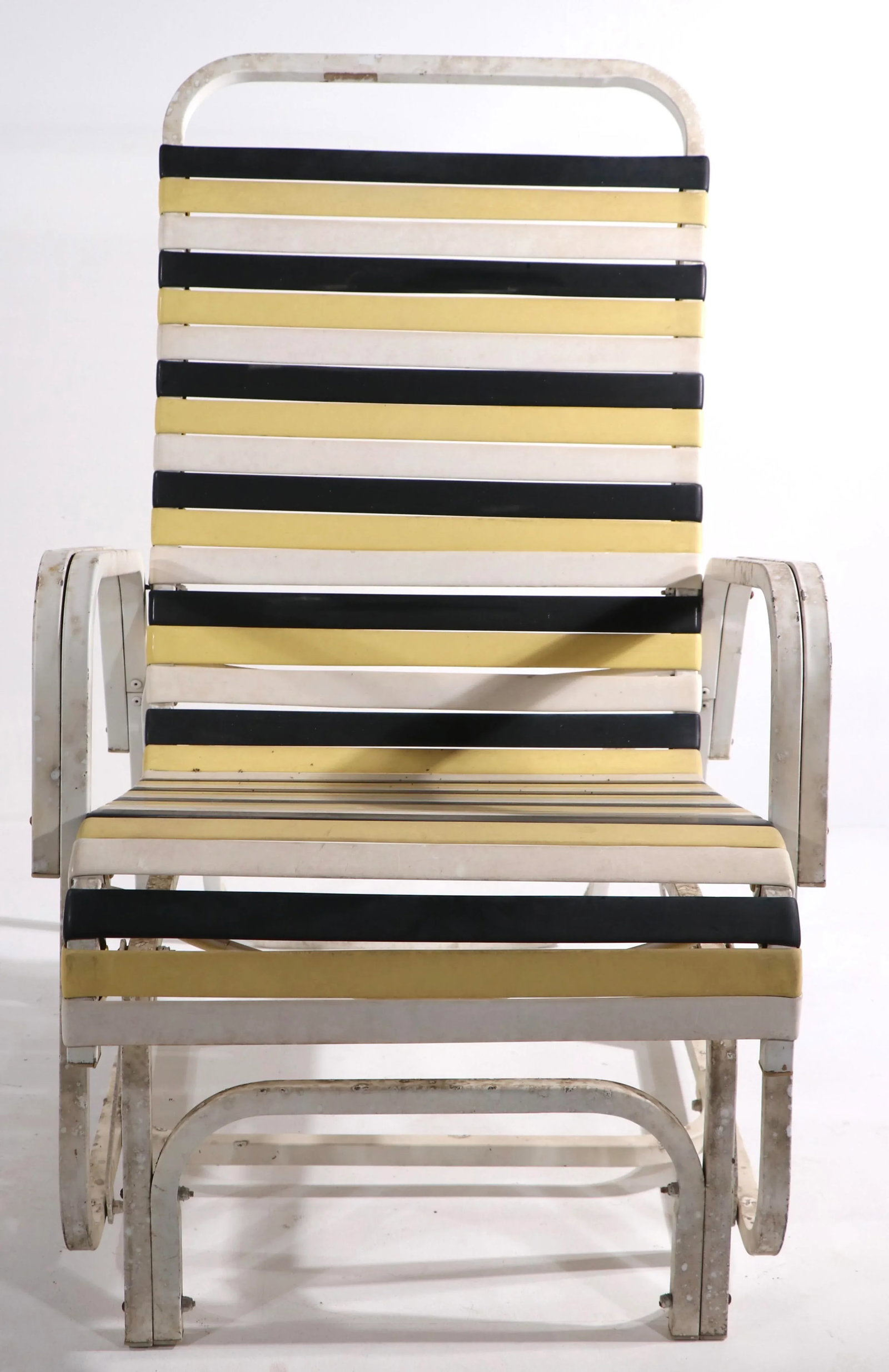 Vintage Patio Poolside Glider Chair in the Style of Brown Jordan - 5
