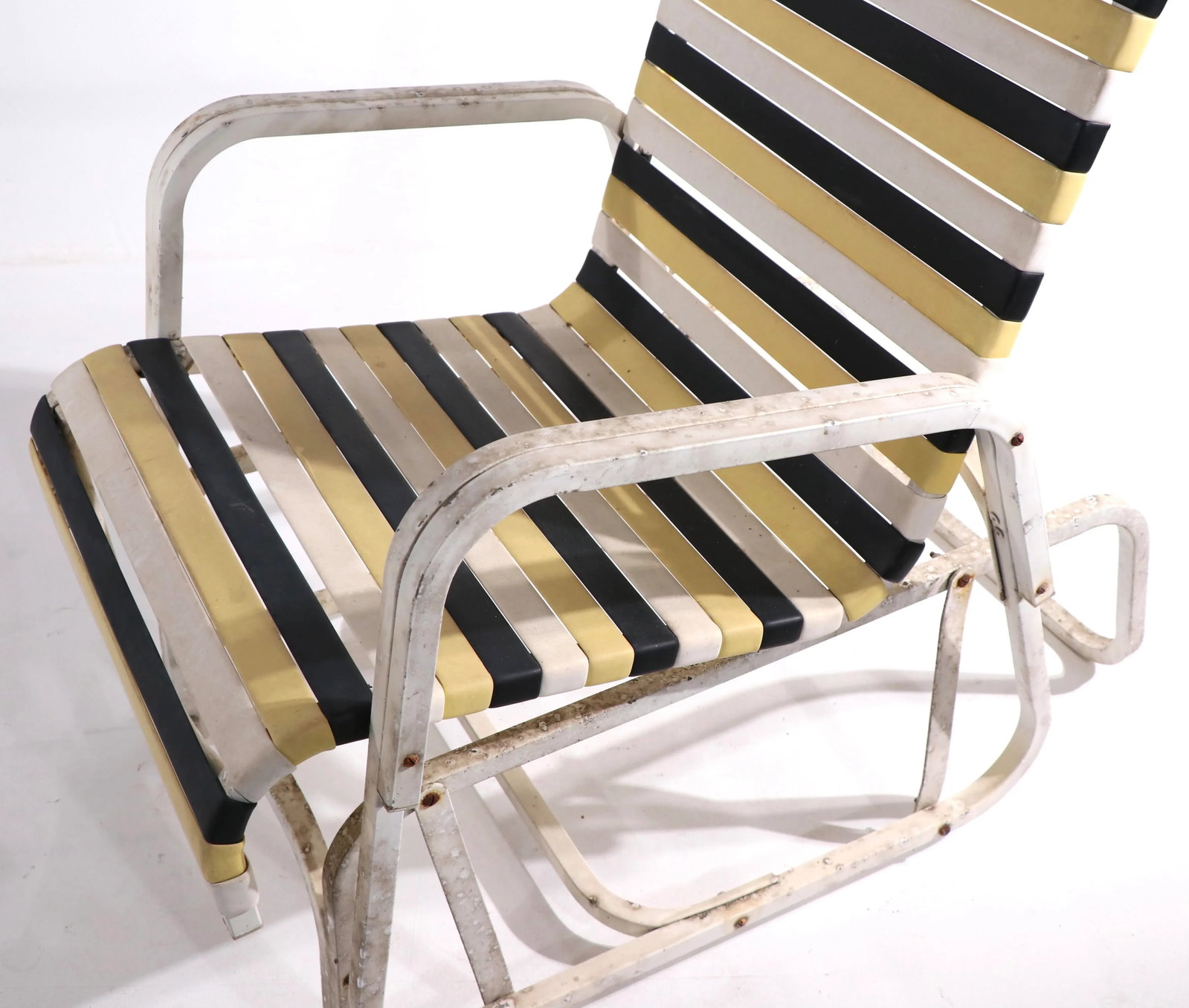 Vintage Patio Poolside Glider Chair in the Style of Brown Jordan - 6