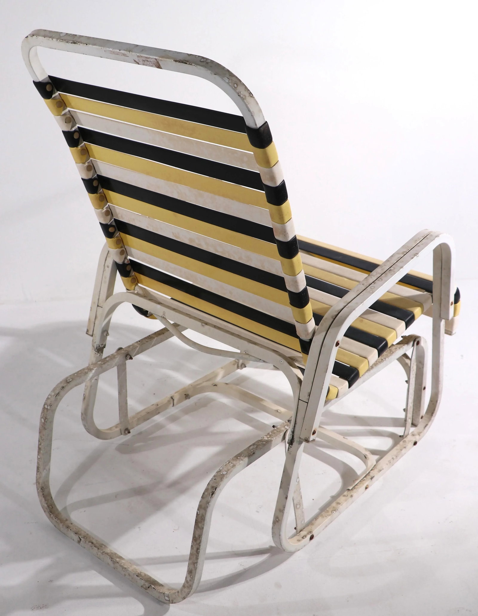 Vintage Patio Poolside Glider Chair in the Style of Brown Jordan - 7