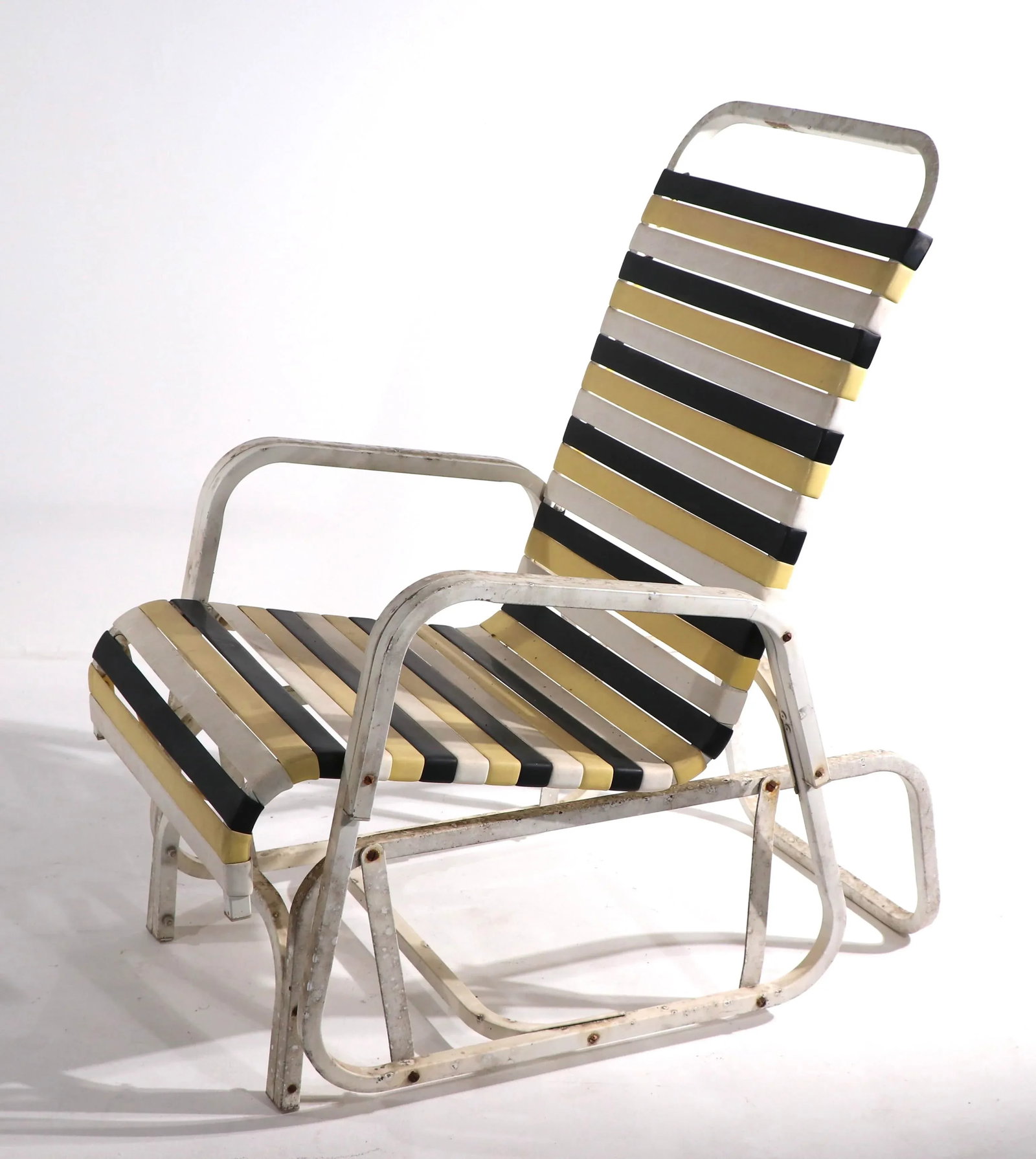 Vintage Patio Poolside Glider Chair in the Style of Brown Jordan - 9