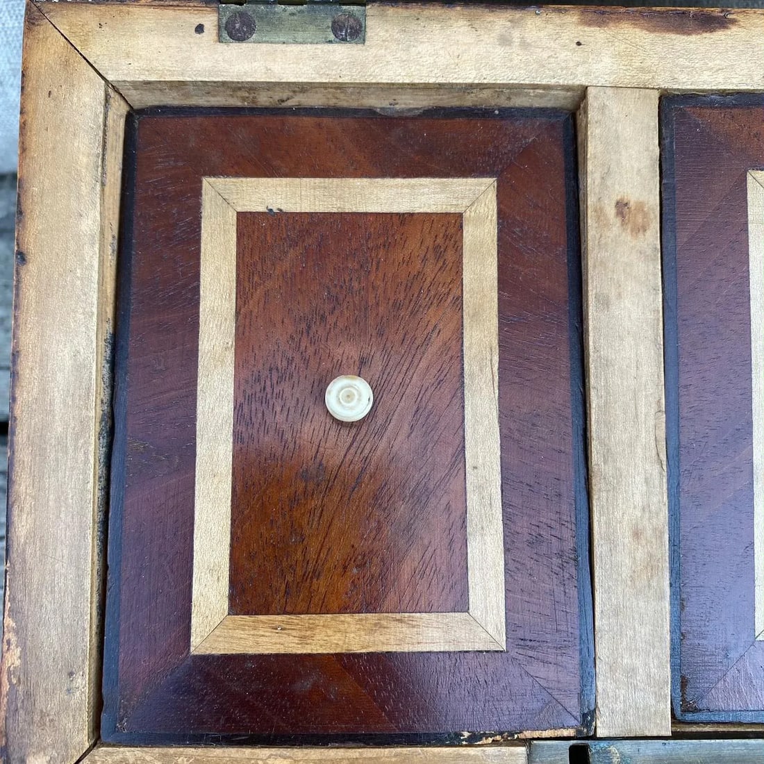 19th Century British Georgian Inlaid Sarcophagus Tea Caddy - 8