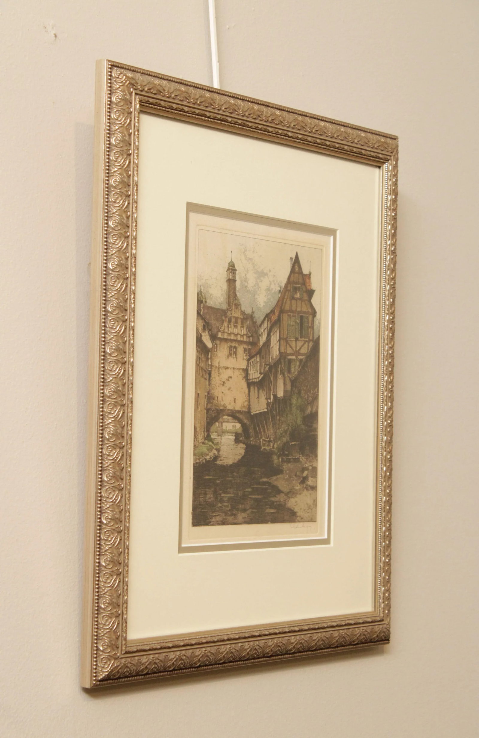 Josef Eidenberger (Austrian, 1899-1991), European Village Etching - 4