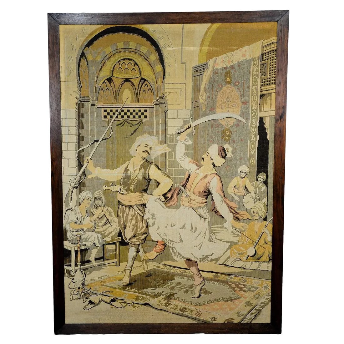 Gobelin With Dancing Turkish Dervishes, Ca. 1900 - 12