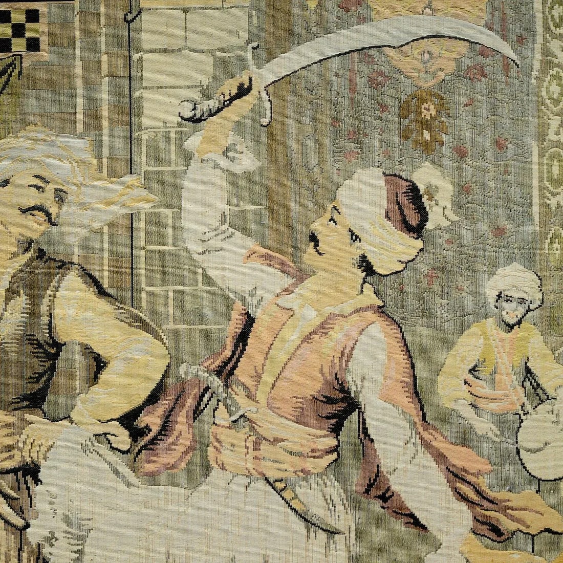 Gobelin With Dancing Turkish Dervishes, Ca. 1900 - 3