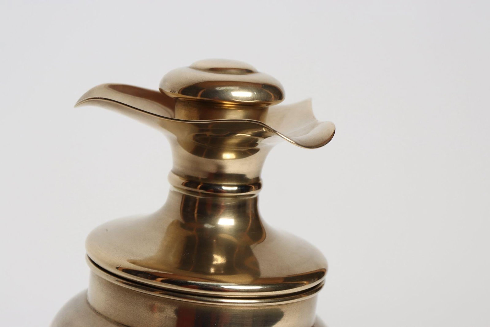 Vintage Swedish Art Deco Dirigold Goldware Cocktail Shaker With Monogrammed "Ik" - 10