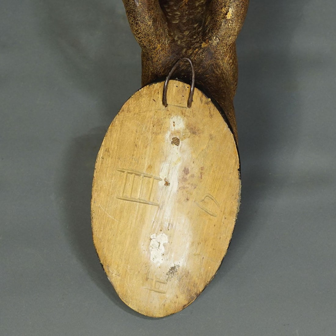 Large Naturalistic Black Forest Carved Deer Head, Ca. 1930s - 6