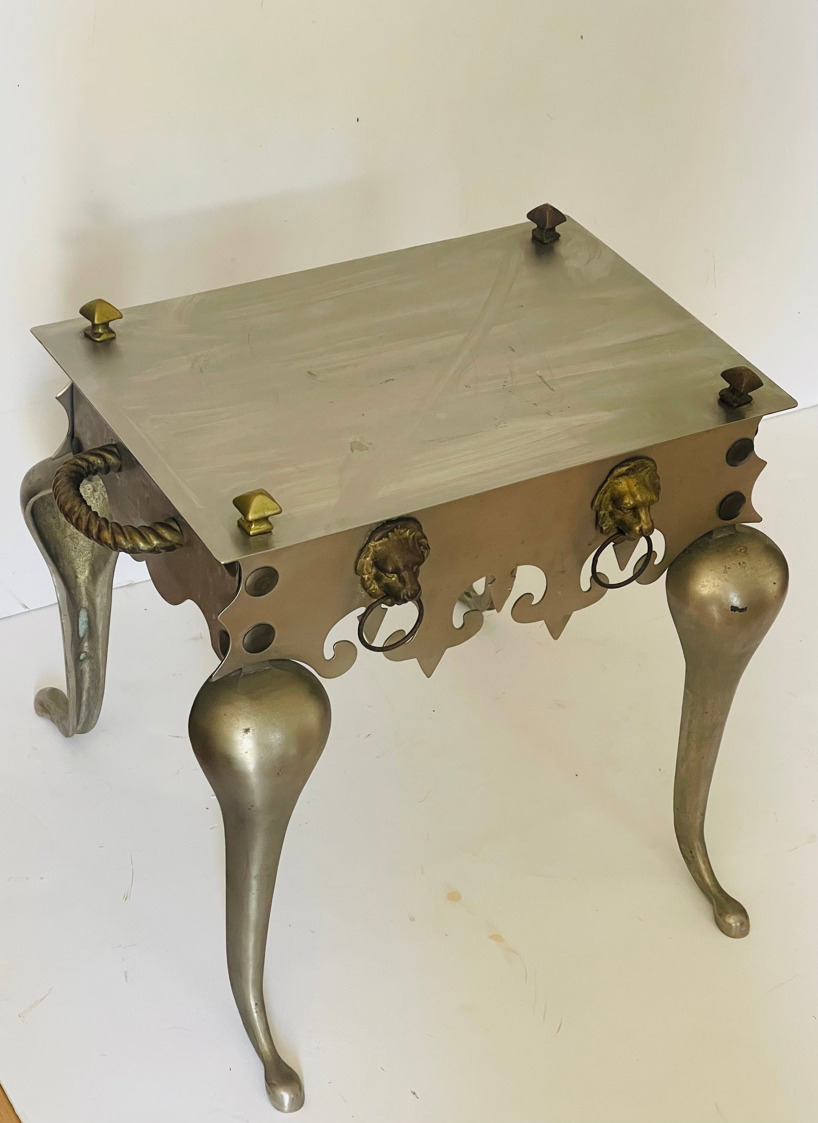 1950s Classic Workshops Ny Metal Side Table - 2