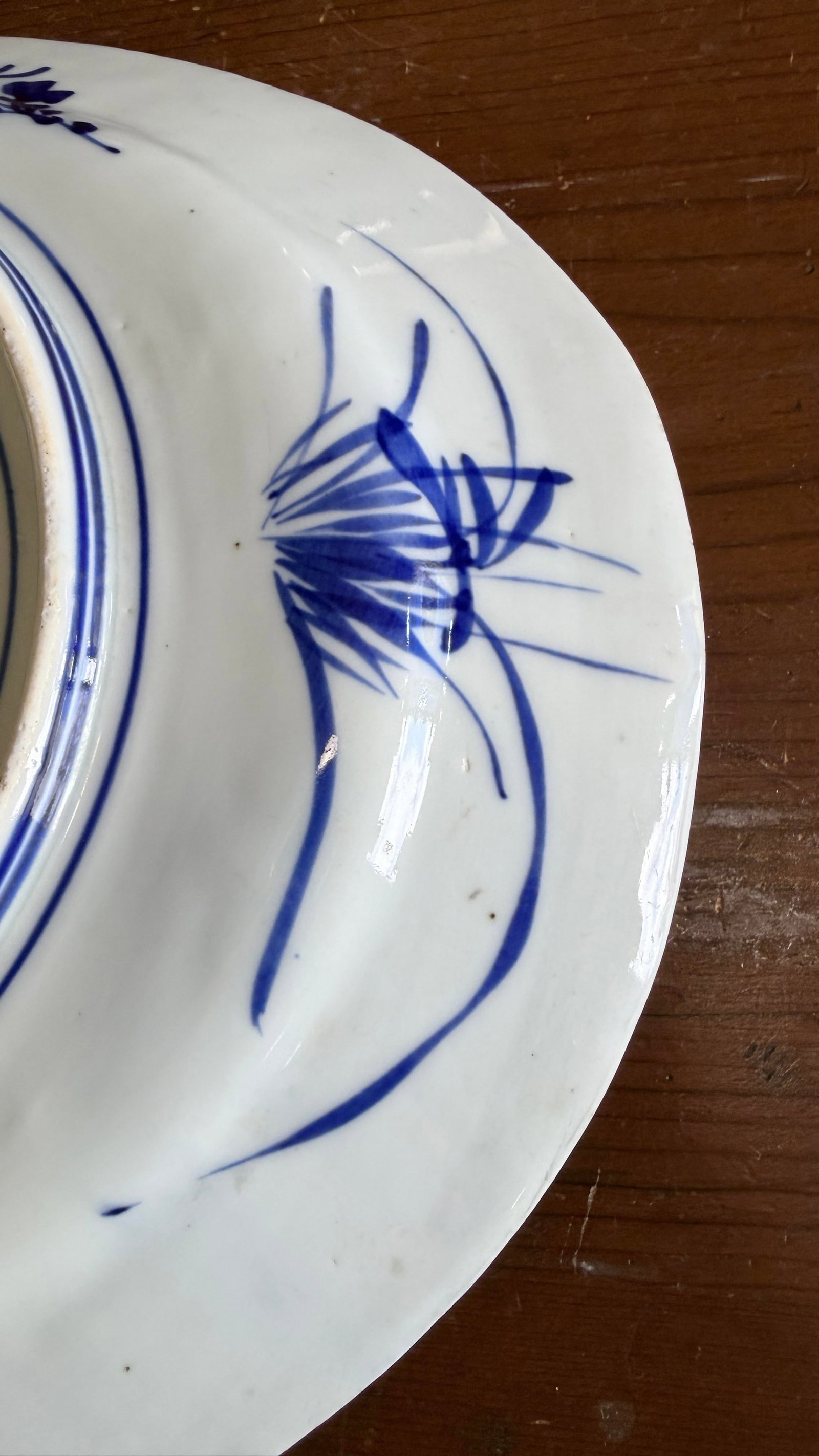 Antique Japanese Blue and White Porcelain Oval Serving Platter, Meiji Period, Circa 1870s– - 10