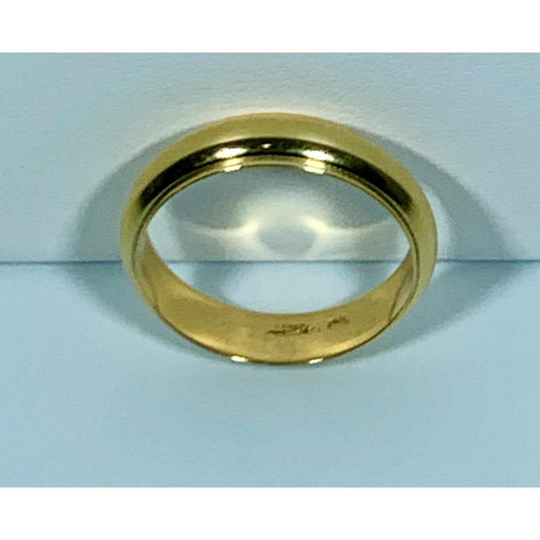 14 Karat Gold Wedding Band, Domed With Step-Down Edge 6 Grams - 11