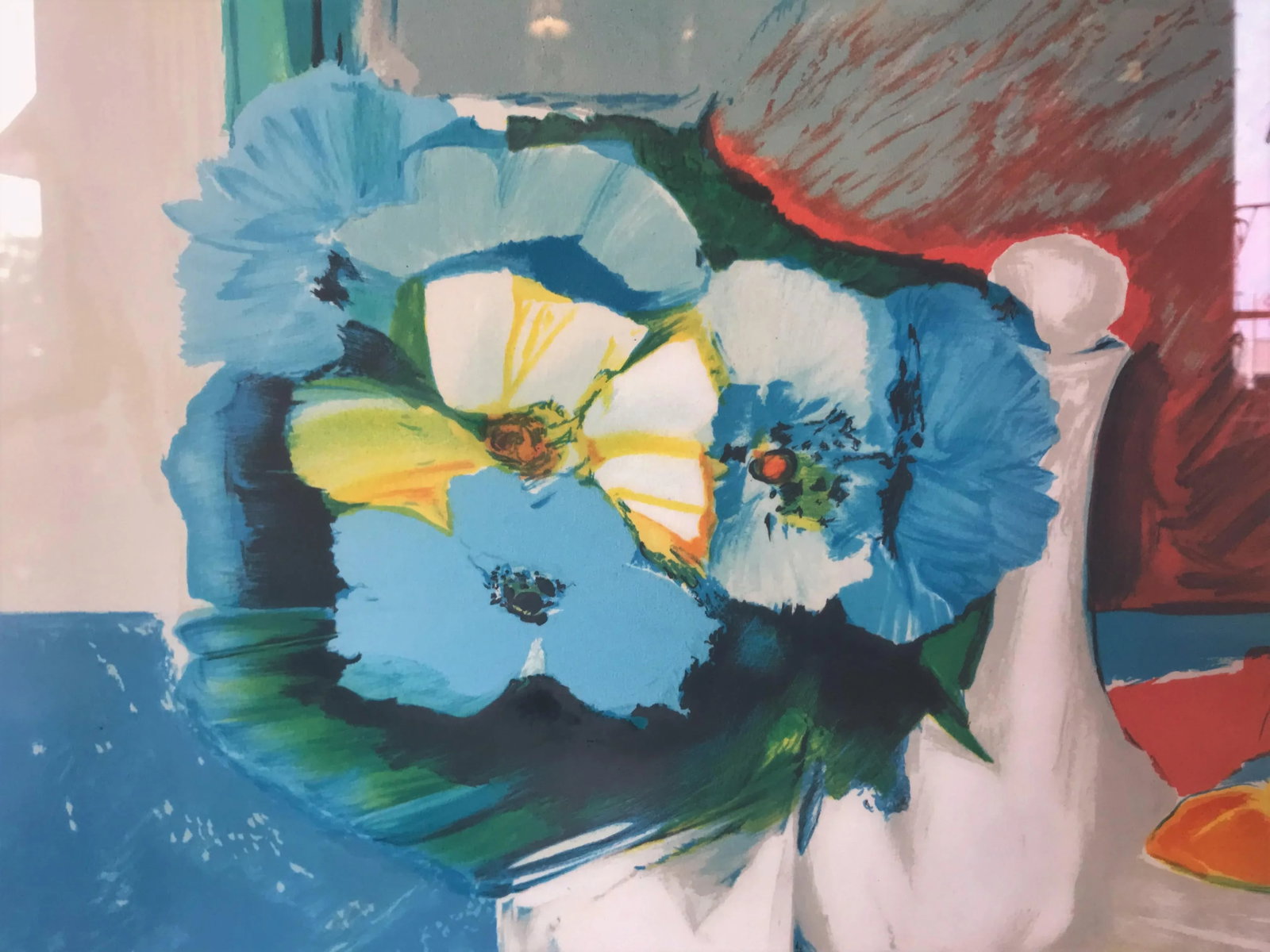 Vintage Mid-Century Claude Lemeret Limited Edition Signed French Still Life Painting - 3