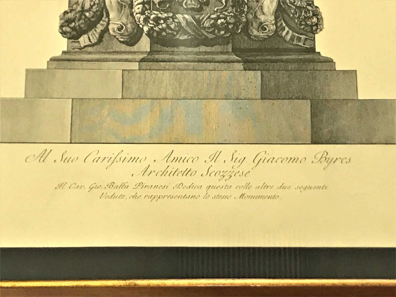 Giovanni Battista Piranesi Urn Etching in Frame - 12