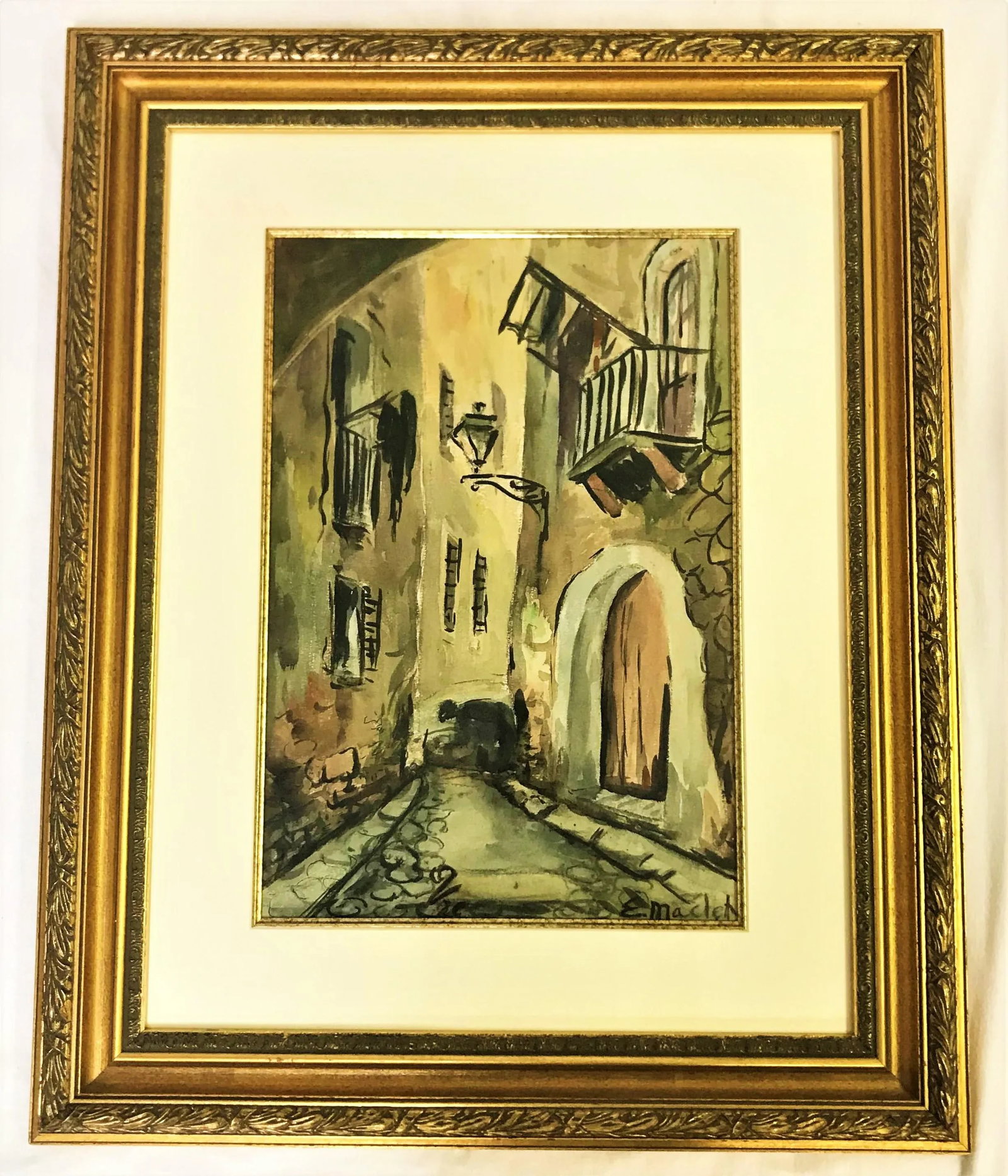 Signed Original Watercolor by Elisée Maclet (French, 1881-1962) - 9