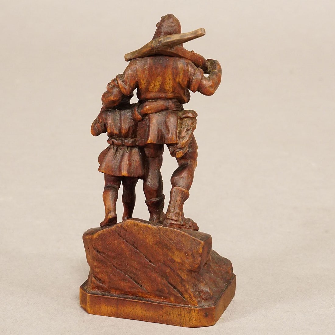 Antique Wooden Statue of Wilhelm Tell, Brienz Ca. 1900 - 3