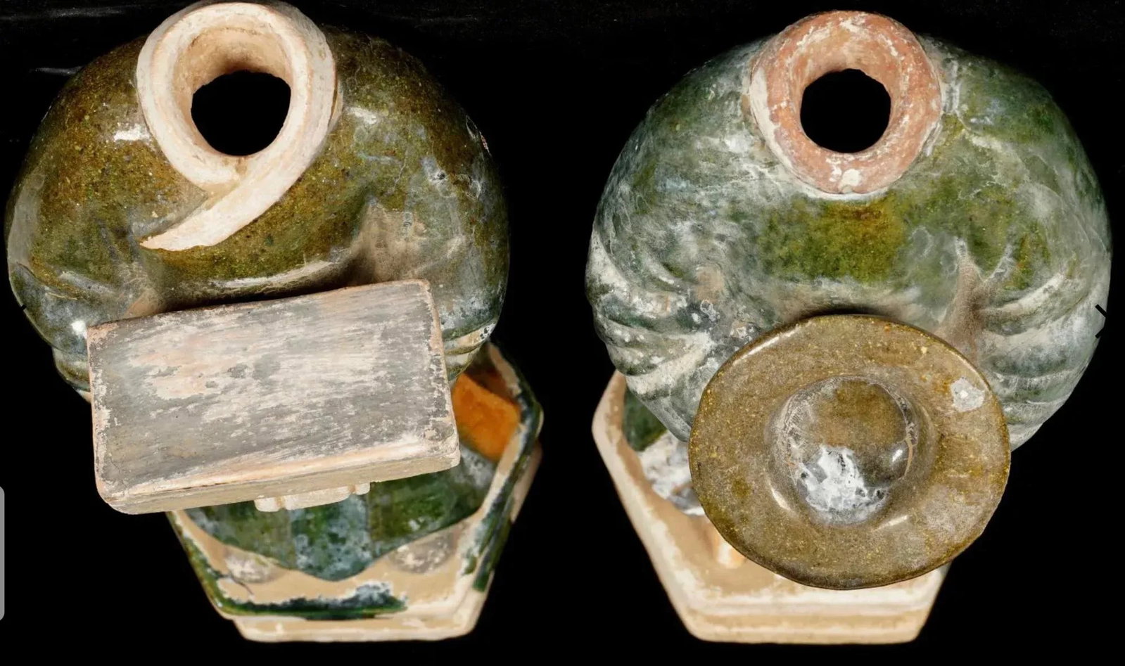 Two Ming Style Chinese Pottery Dignitaries - 10