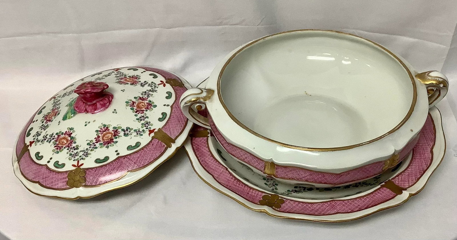 Sampson Large Covered Tureen With Under-Plate - 5