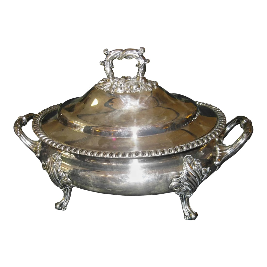 19th century Sheffield Silver Regency Style Tureen Walker, Knowles and Company (1 of 10)