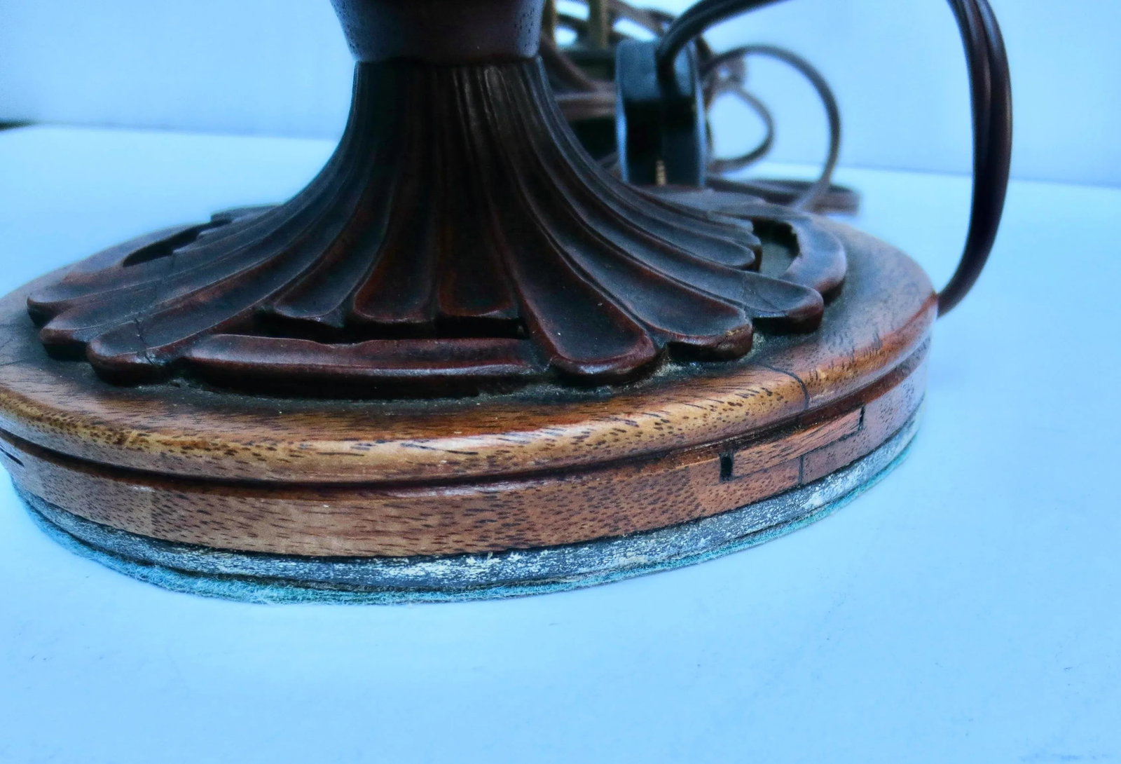 1920-30s Chinese Porcelain Vase Mounted Lamp - 10