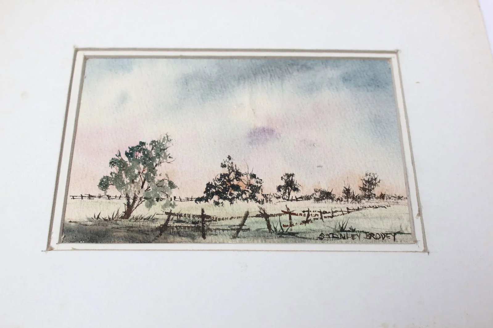 Grouping of Plein-Air Watercolors by Stanley C. Brodey - 5