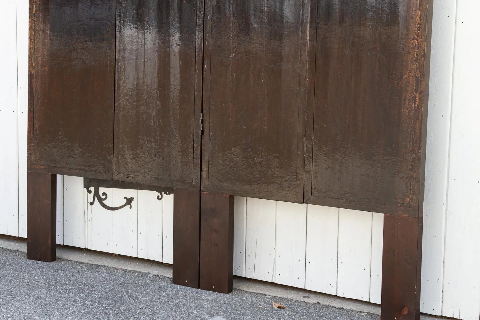 Antique Asian Screen Doors- Set of 4 - 5