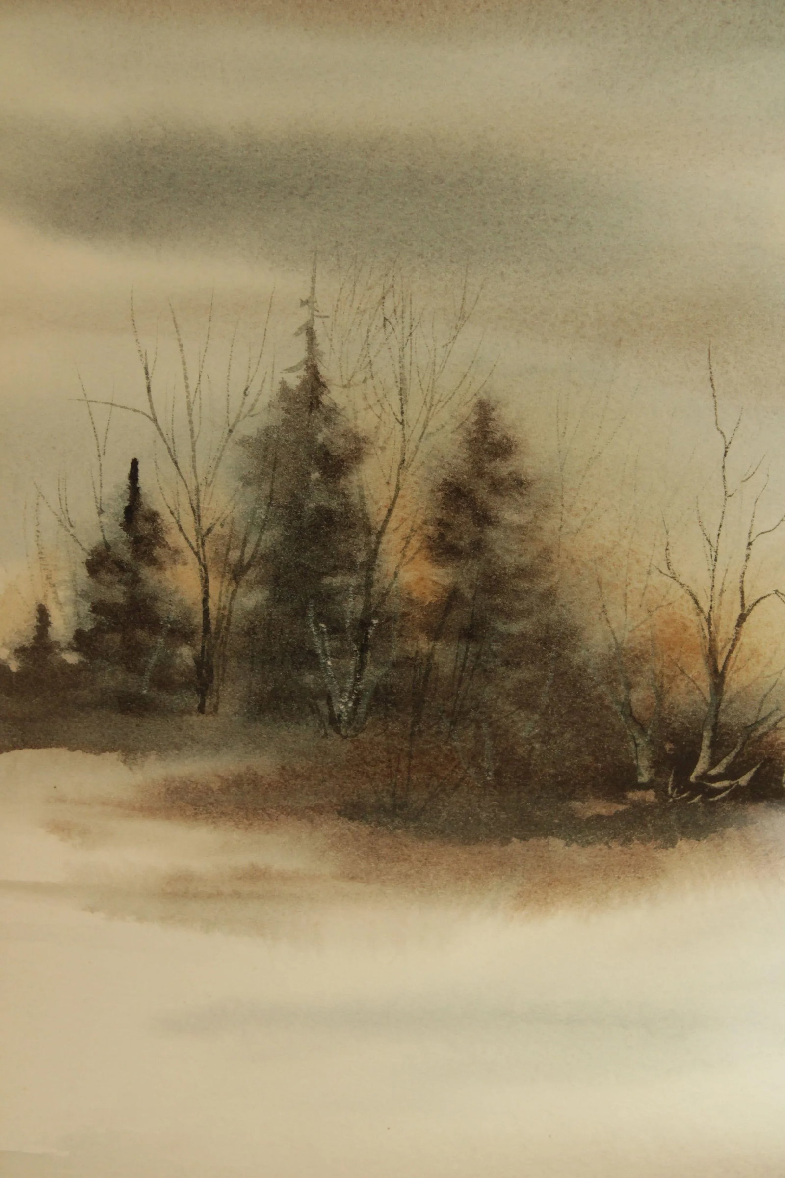 Vintage 20th C. Watercolor Landscape by Dorothy Brych - 6