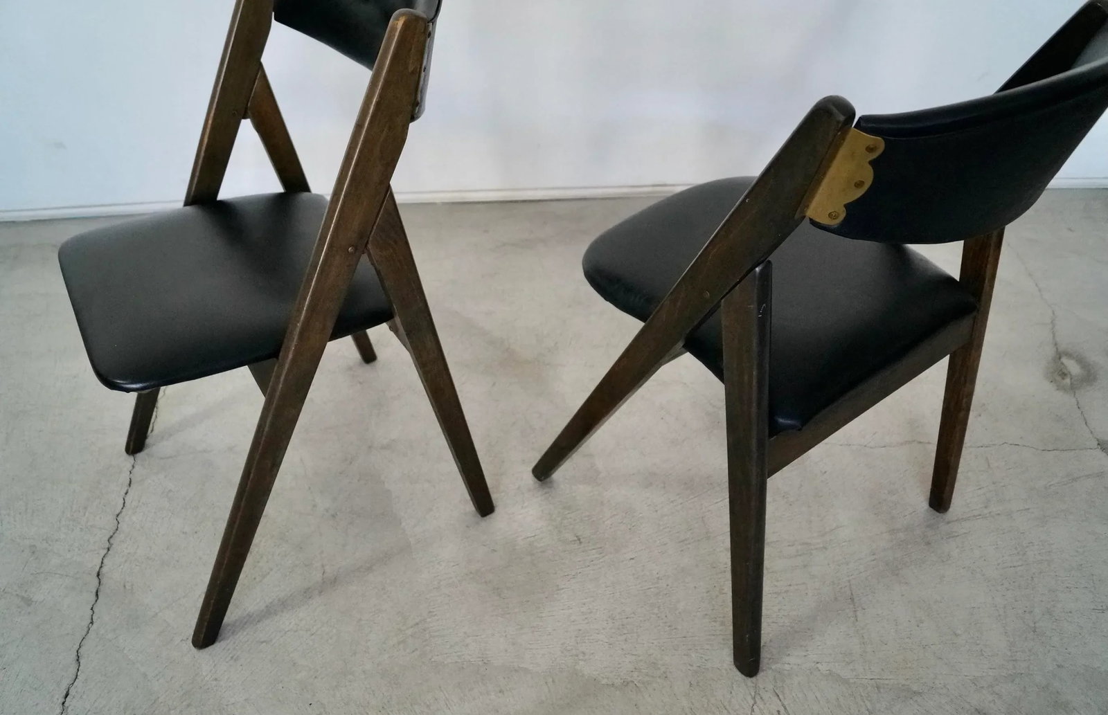 1960's Mid-Century Modern Dining Chairs - a Pair - 11