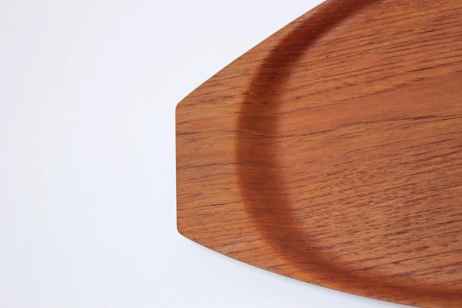 1960s Sculptural Swedish Modern Teak "Gondola" Tray by Tapio Wirkkala for Kalmar - 11