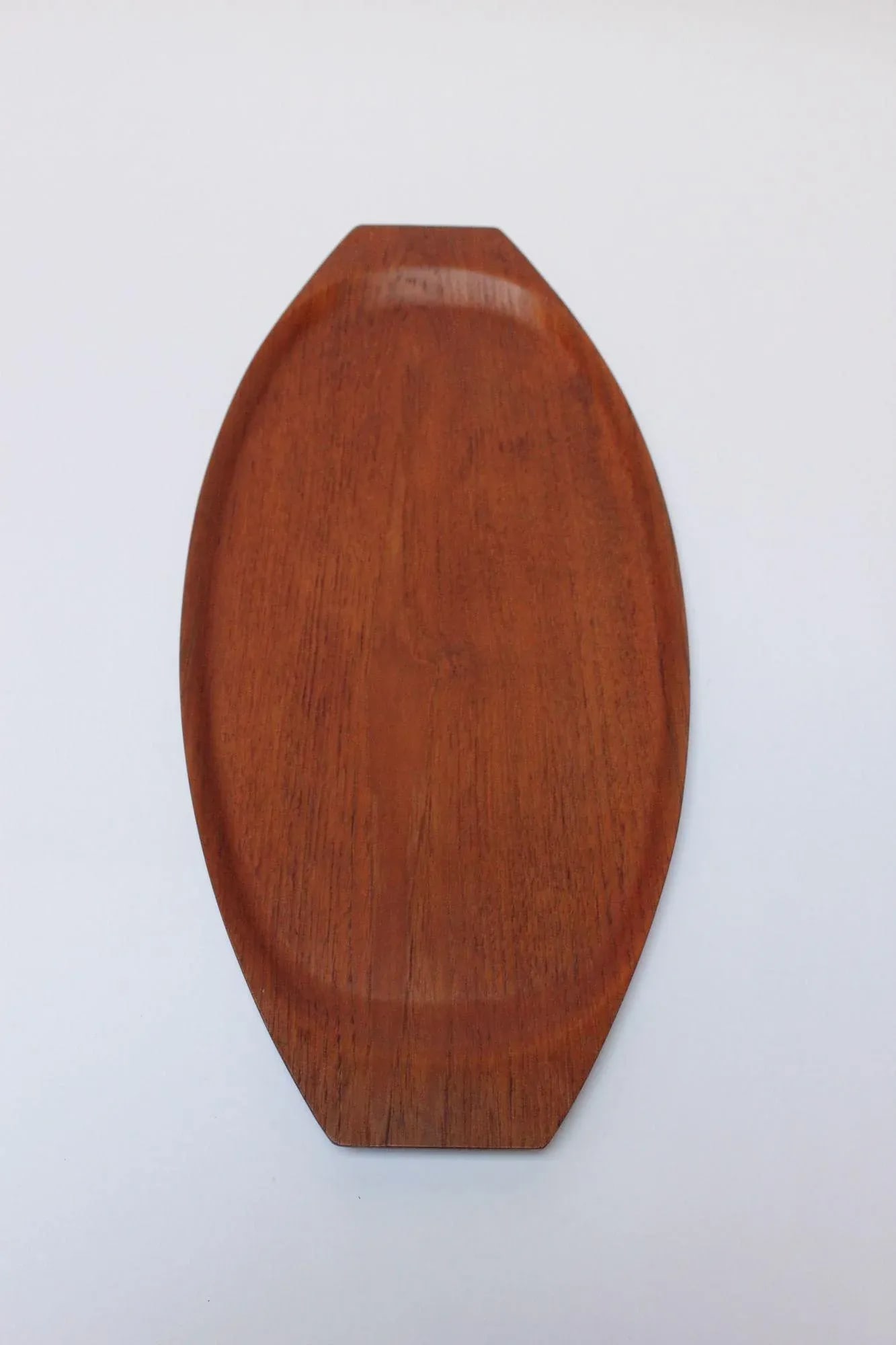 1960s Sculptural Swedish Modern Teak "Gondola" Tray by Tapio Wirkkala for Kalmar - 13