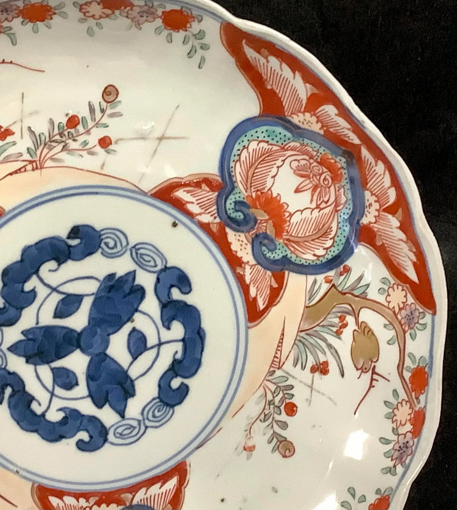 Vintage Japanese Imari Porcelain Plate, 9" Diameter - 4