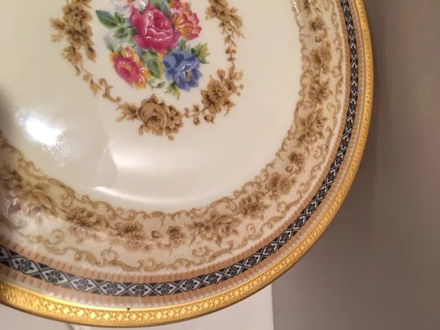 C. Ahrenfeldt Limoges Cabinet Plates - Set of 12 - 4