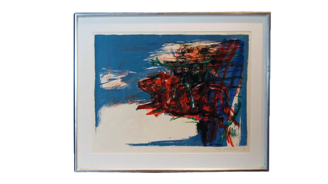 Contemporary Swedish Abstract Lithograph - 2