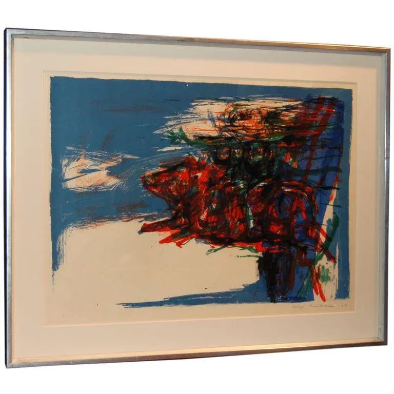 Contemporary Swedish Abstract Lithograph - 3