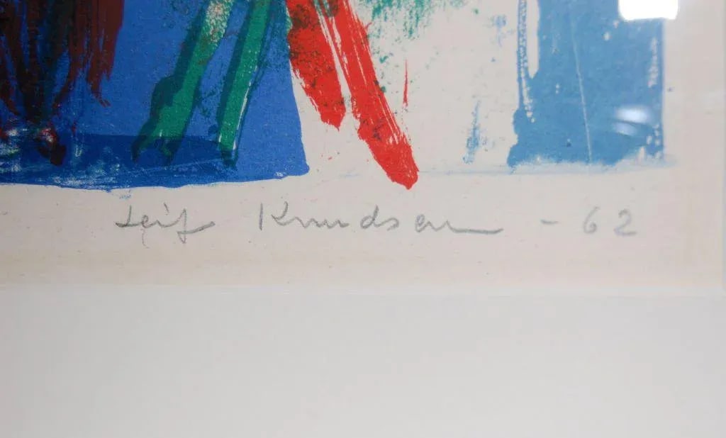 Contemporary Swedish Abstract Lithograph - 6