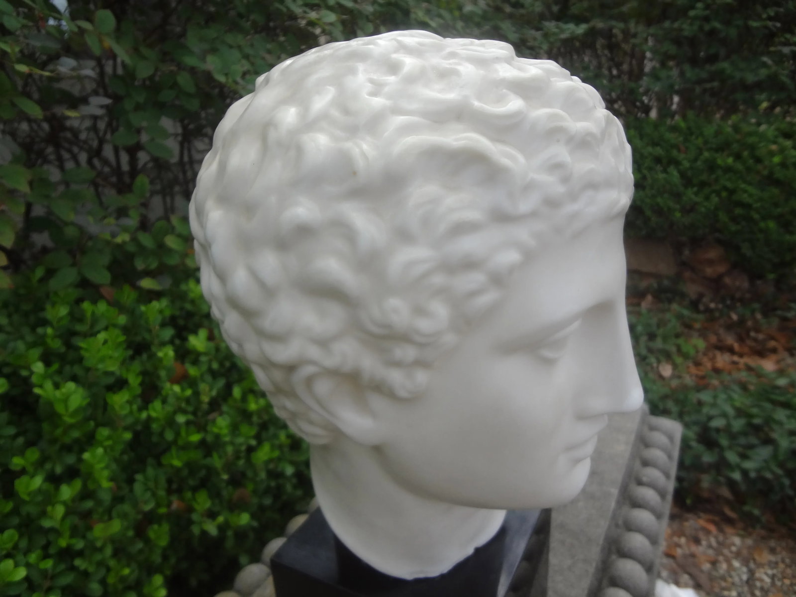 French Porcelain Bust of a Classical Male - 6