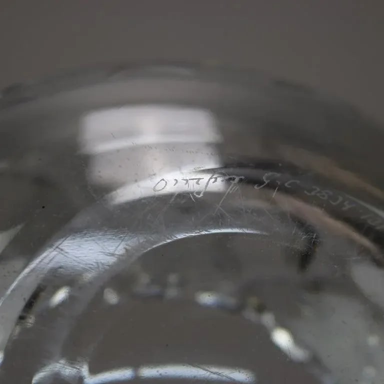 Orrefors Sofiero Cut Lead Crystal Fruit Bowl 20th Century - 10
