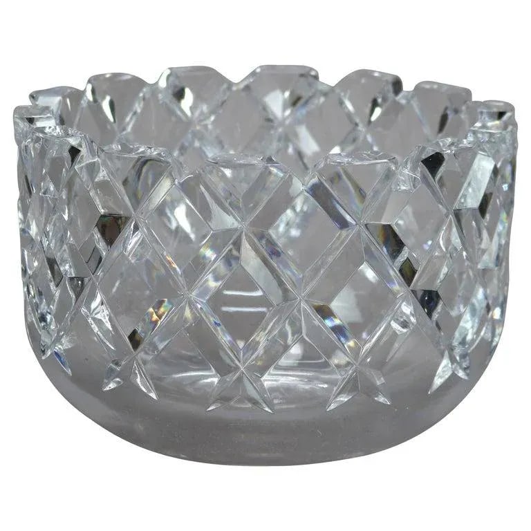 Orrefors Sofiero Cut Lead Crystal Fruit Bowl 20th Century - 13
